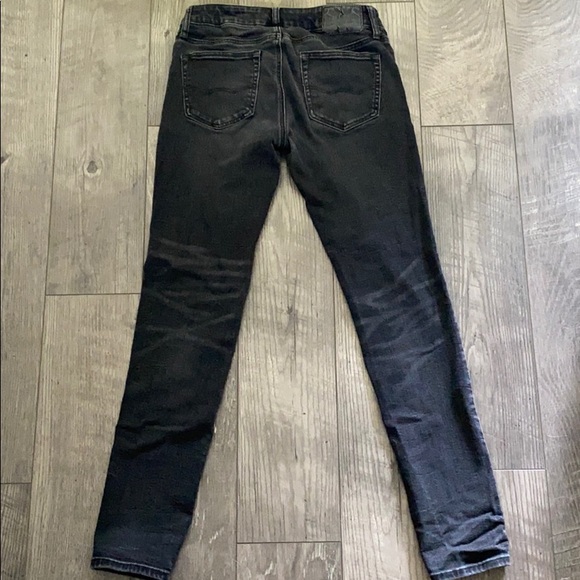 American Eagle Black Flex Skinny Jeans - Picture 3 of 5